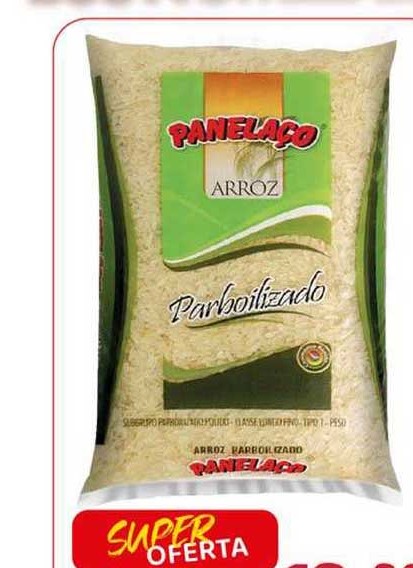 Arroz parboilizado panelaço 5 kg - DaCidadeShop