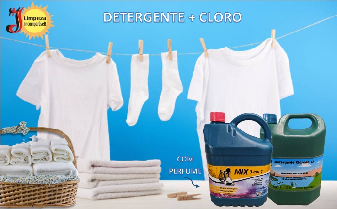 Detergente + cloro - DaCidadeShop