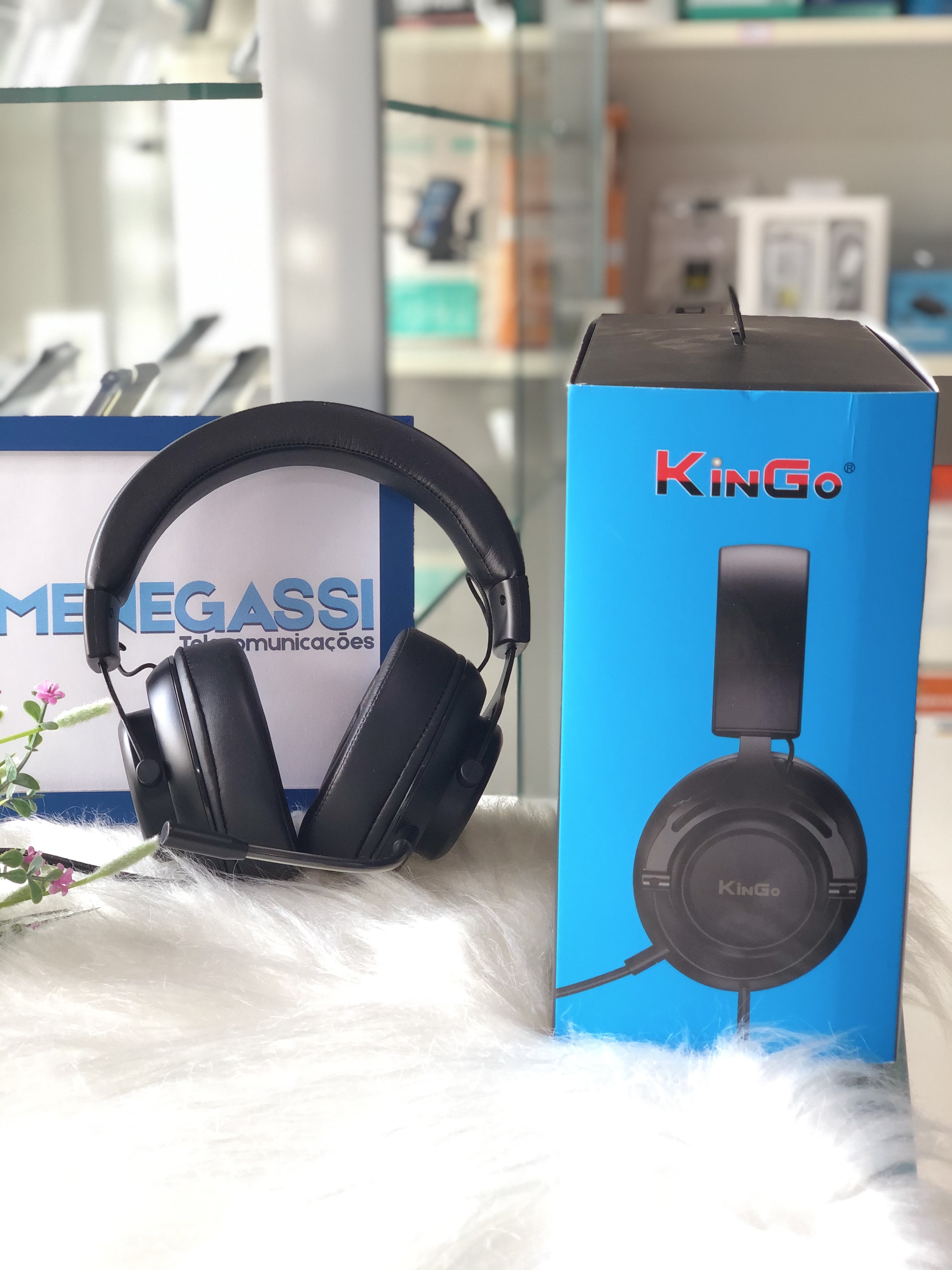 HEADSET GAMER F08 - KINGO - DaCidadeShop