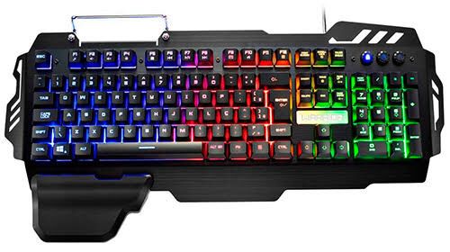 Teclado Gamer Multilaser Warrior Zuberi Semi Mecânico TC 210 - DaCidadeShop
