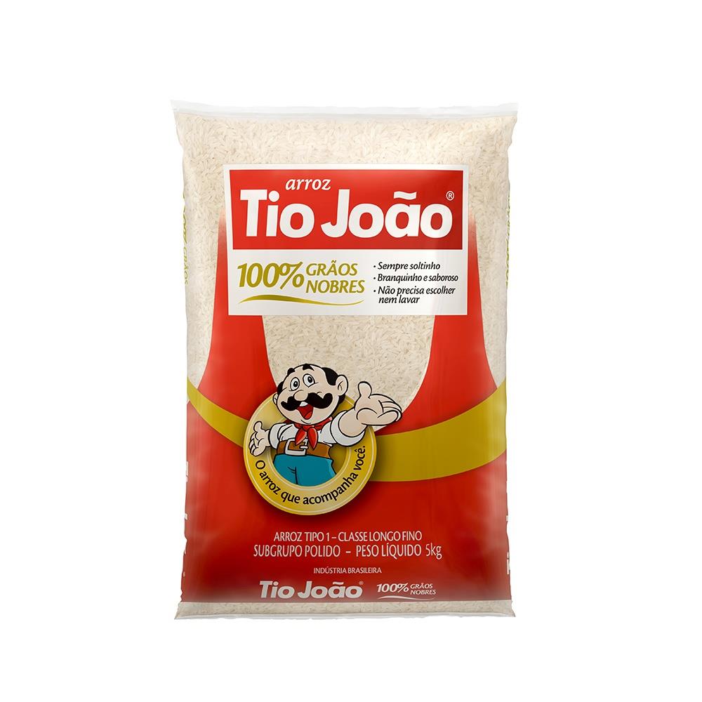 Arroz Tio João 5 KG - DaCidadeShop