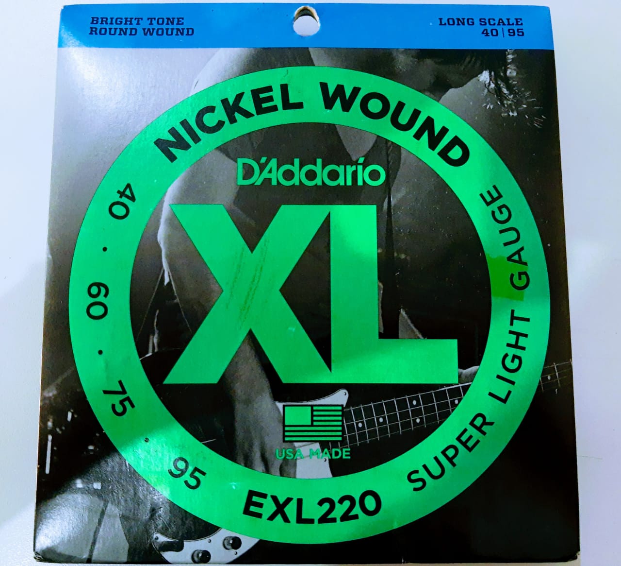 D'Addario Nickel Wound EXL220 Baixo 4 Cordas - DaCidadeShop