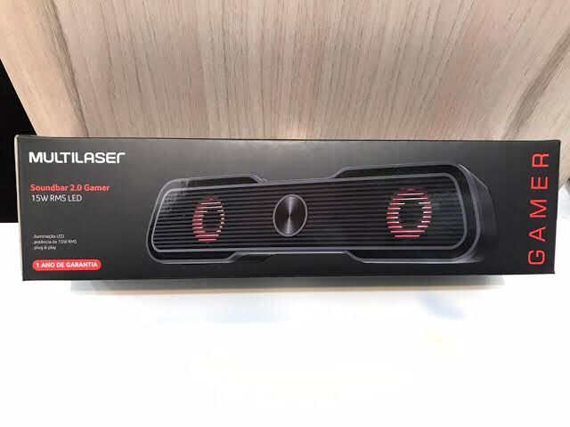 Caixa de Som Gamer 2.0 Soundbar Multilaser  - DaCidadeShop