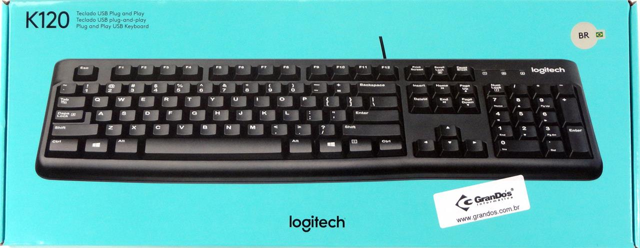 teclado k 120 logitech - DaCidadeShop