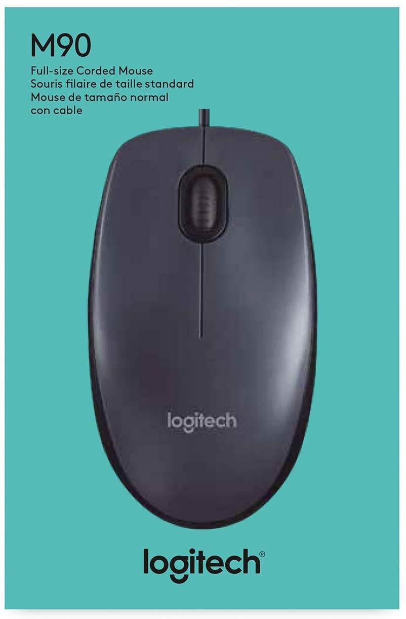 mouse m90 logitech - DaCidadeShop