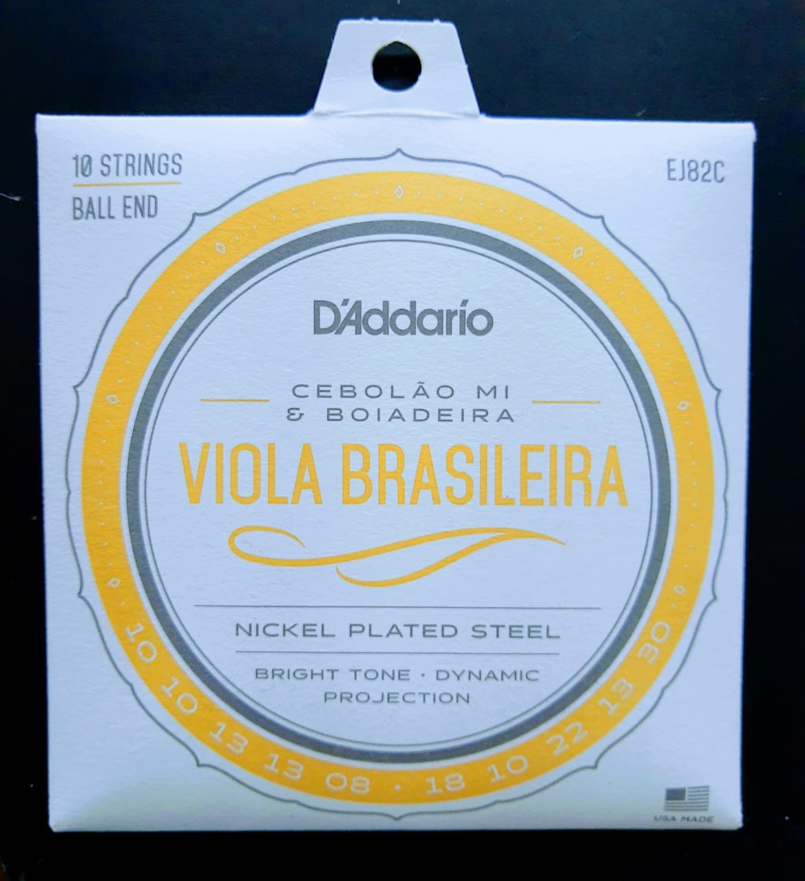 Encordoamento D'Addario Viola Brasileira EJ82C - DaCidadeShop