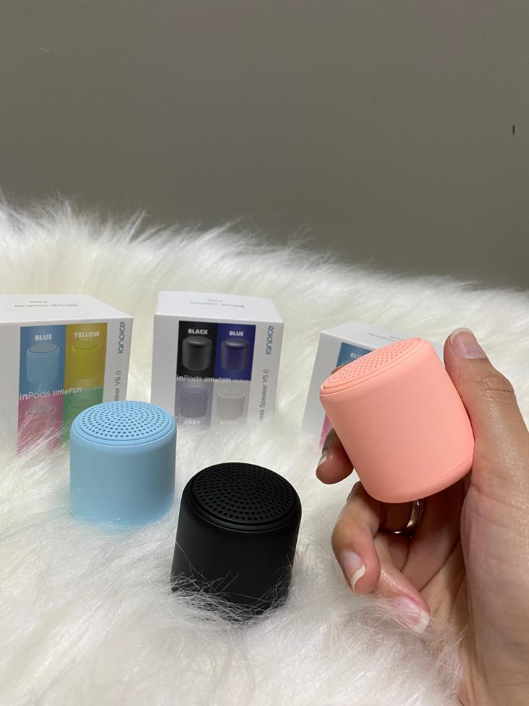 CAIXINHA DE SOM BLUETOOTH PORTÁTIL LITTLE FUN INPODS - PROMOÇÃO DIA DOS PAIS* - DaCidadeShop