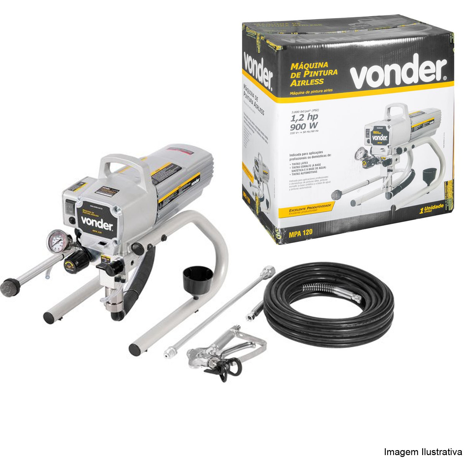 Máquina de pintura airless MPA 120 vonder  - DaCidadeShop