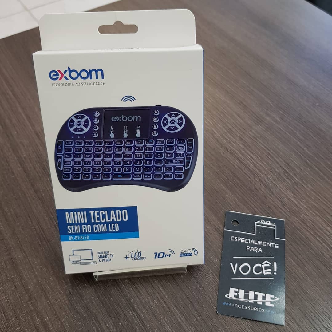 Mini Teclado - Para Tv Smart e Tv Box - DaCidadeShop