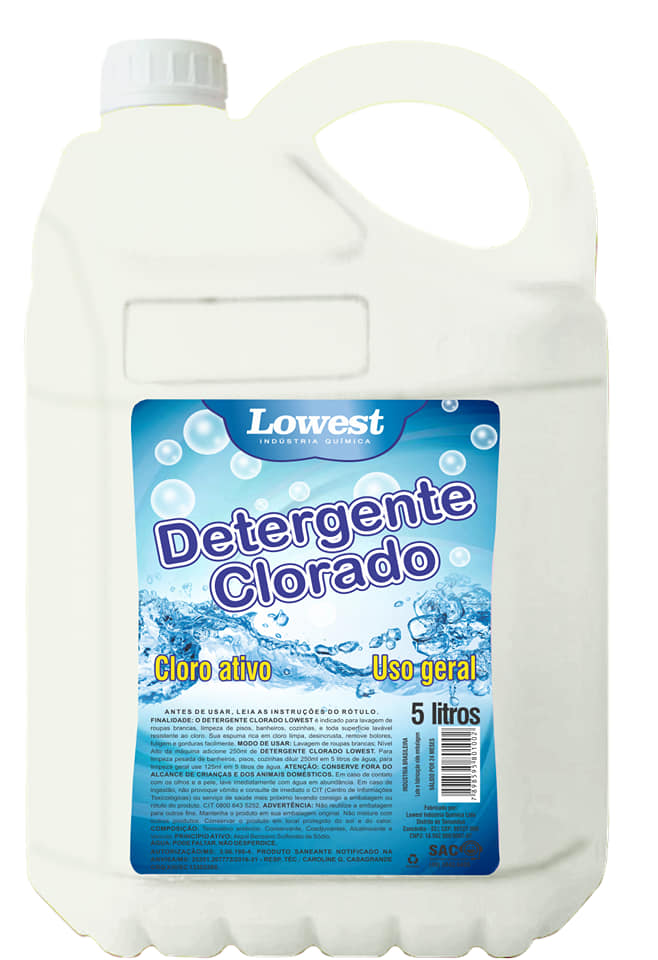Detergente clorado  - DaCidadeShop