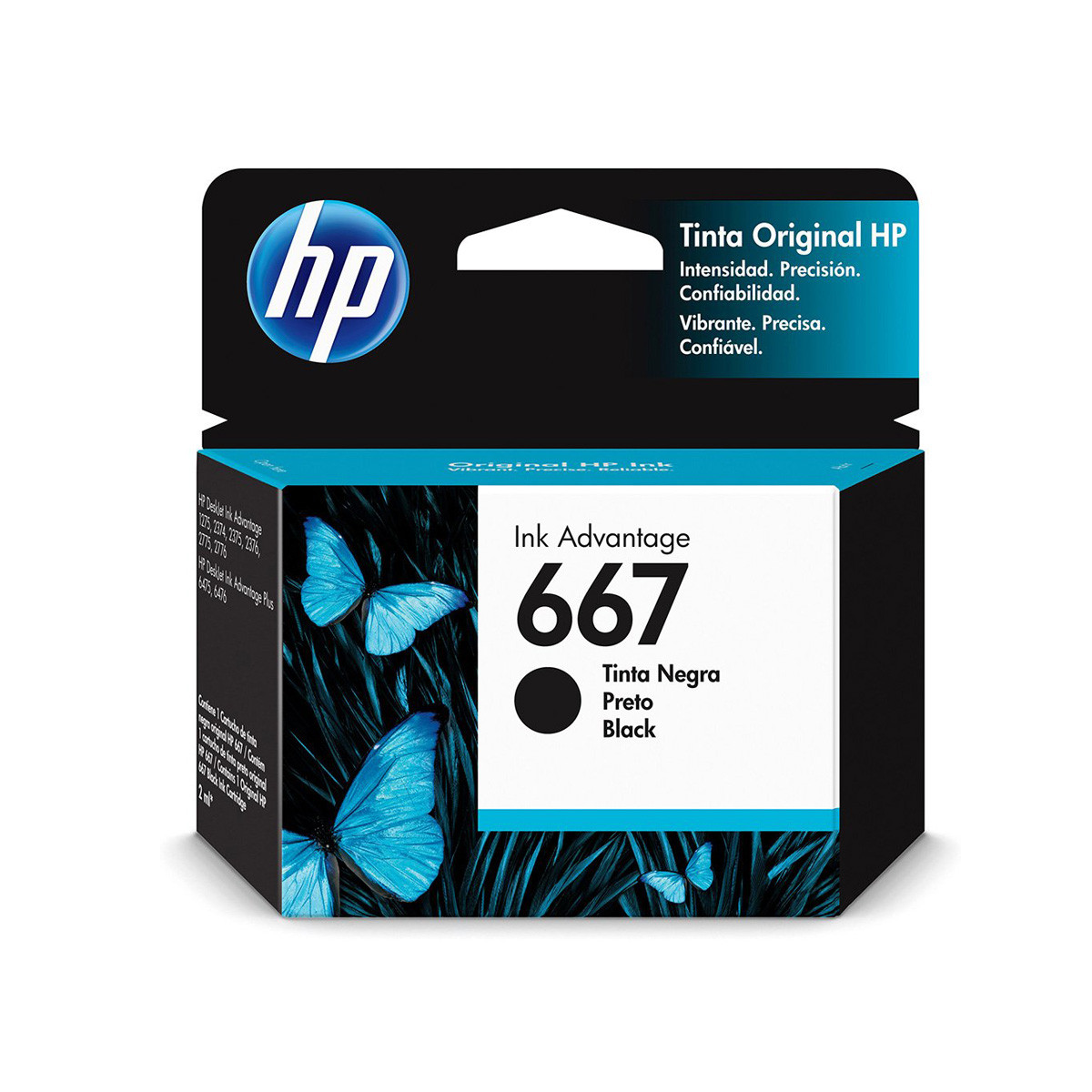 cartucho preto hp 667 - DaCidadeShop