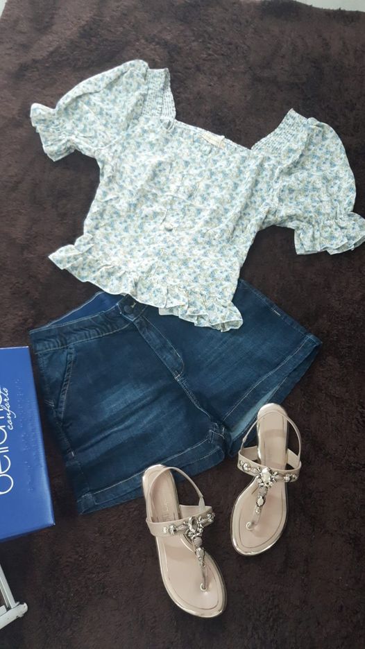 Cropped e short - DaCidadeShop
