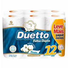 Papel Higiênico Duetto - DaCidadeShop