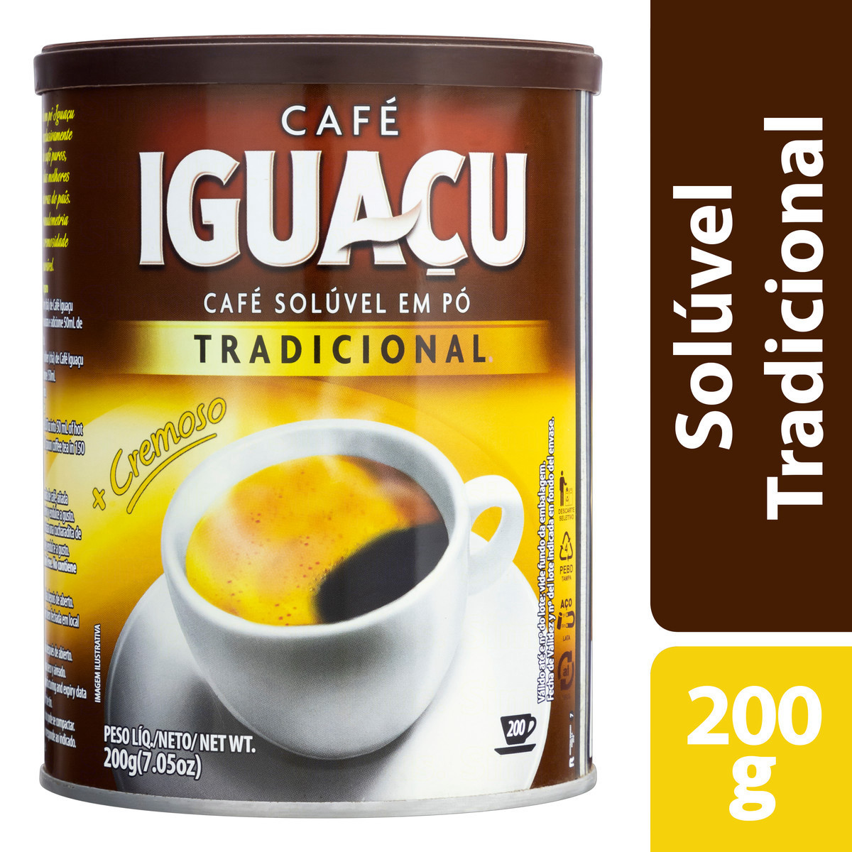 Café Iguaçu Solúvel Tradicional - DaCidadeShop