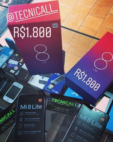 Mi 8 Lite - DaCidadeShop