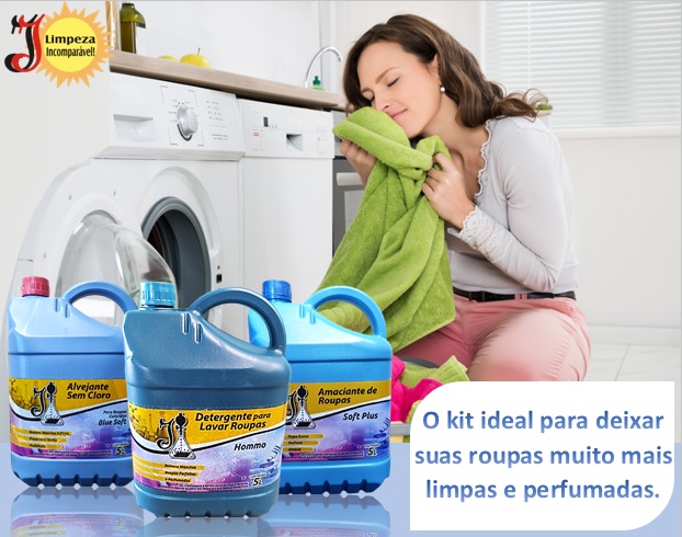 Kit para lavar roupas - DaCidadeShop