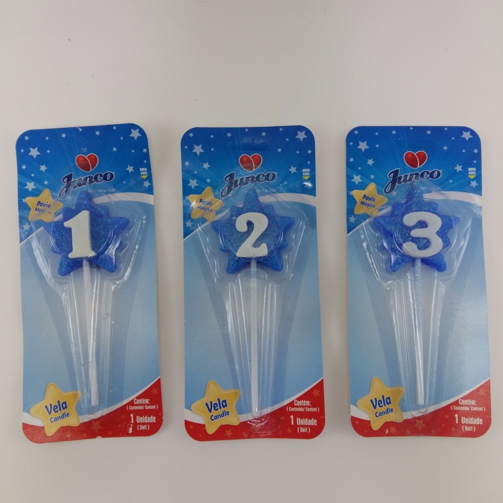 Vela de aniversário  - DaCidadeShop