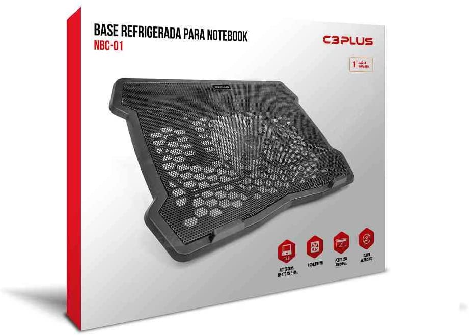 Base refrigerada para notebook c3plus - DaCidadeShop