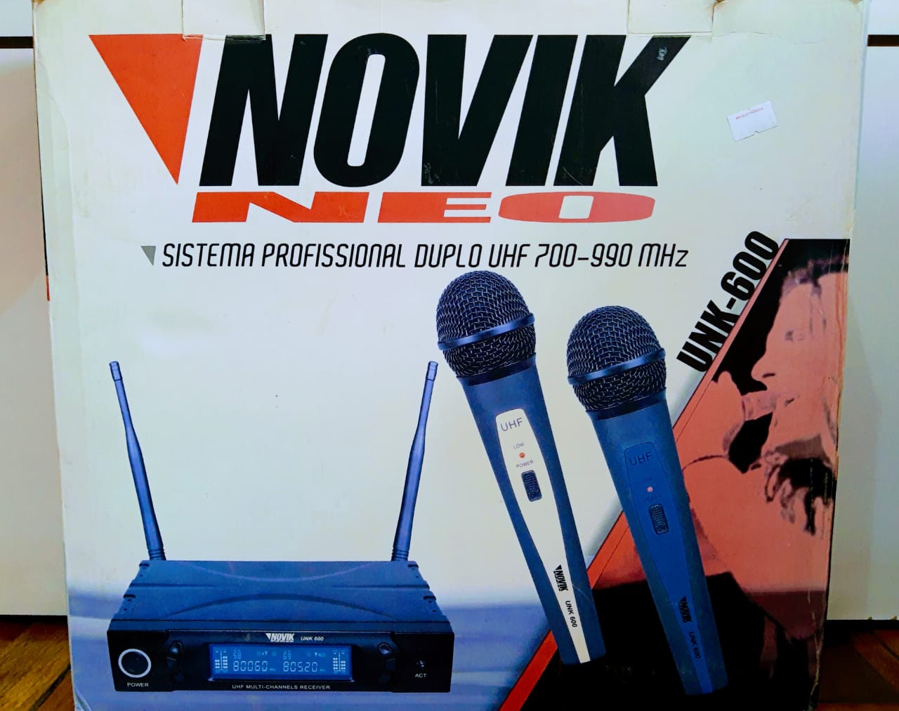 Microfone Duplo Novik Neo UNK-600 - DaCidadeShop