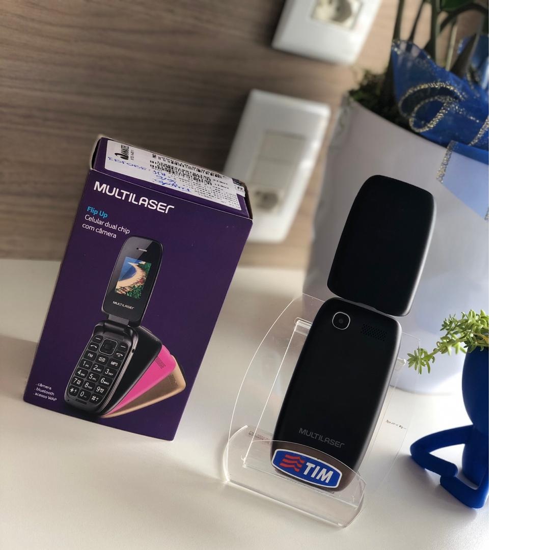 CELULAR MULTILASER FLIP UP DUAL 2G  - DaCidadeShop