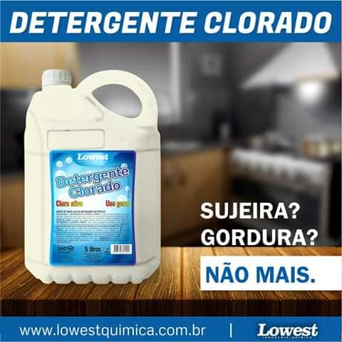 Detergente Clorado  - DaCidadeShop