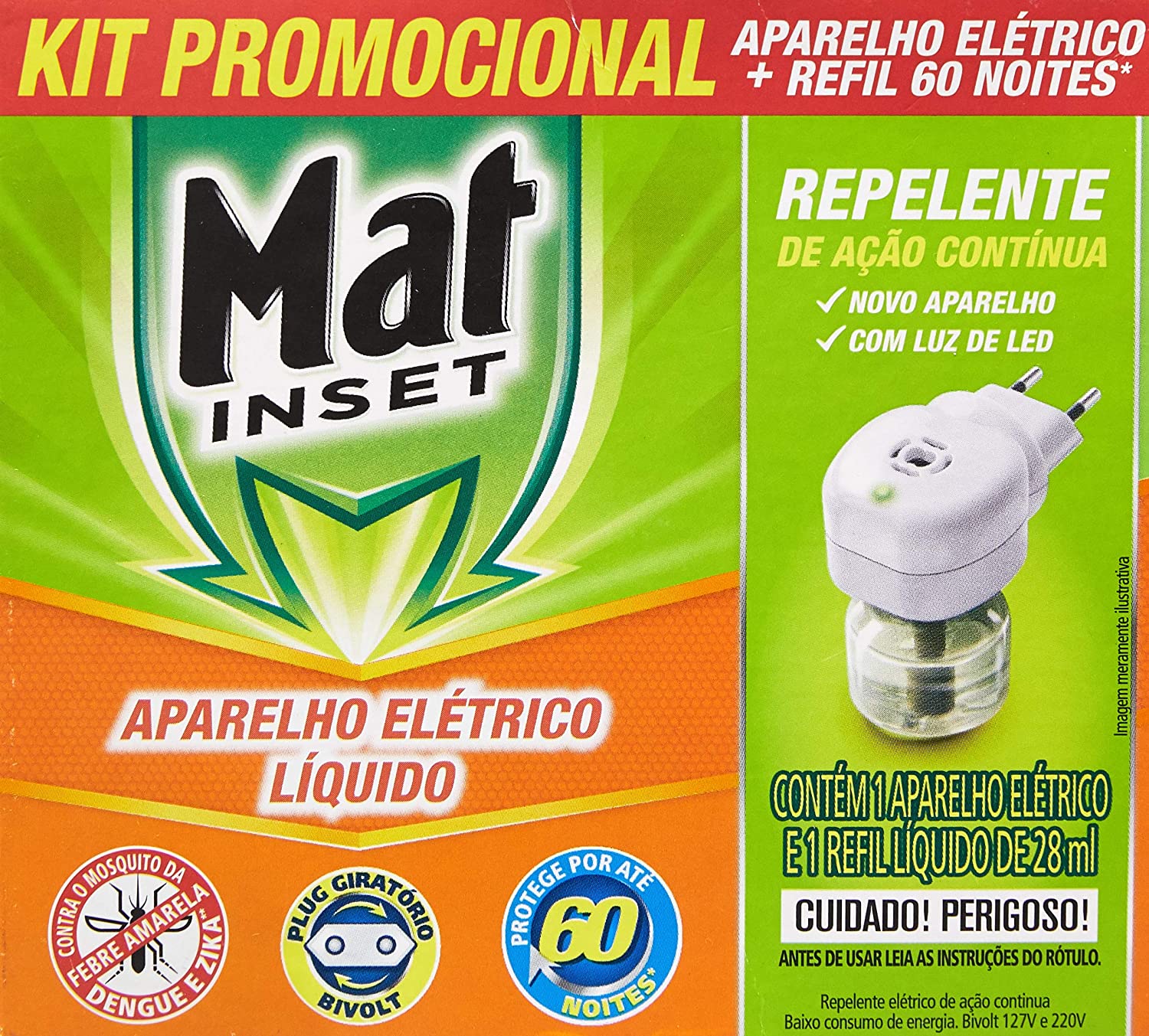 Aparelho elétrico + refil 60 noites - DaCidadeShop