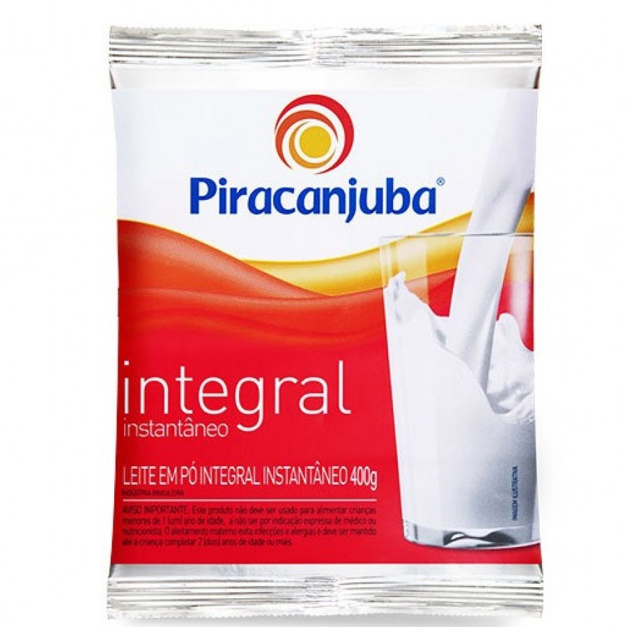 Leite em pó integral Piracanjuba - DaCidadeShop