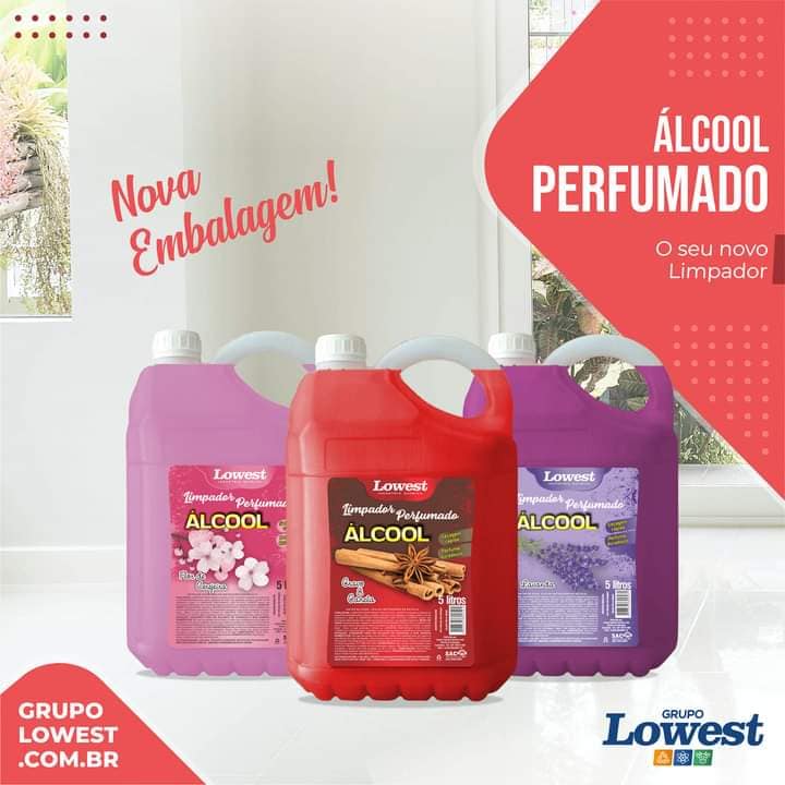 Álcool perfumado  - DaCidadeShop