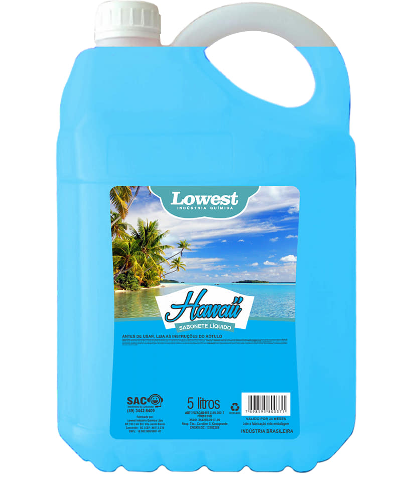 Sabonete Líquido Hawaií - DaCidadeShop