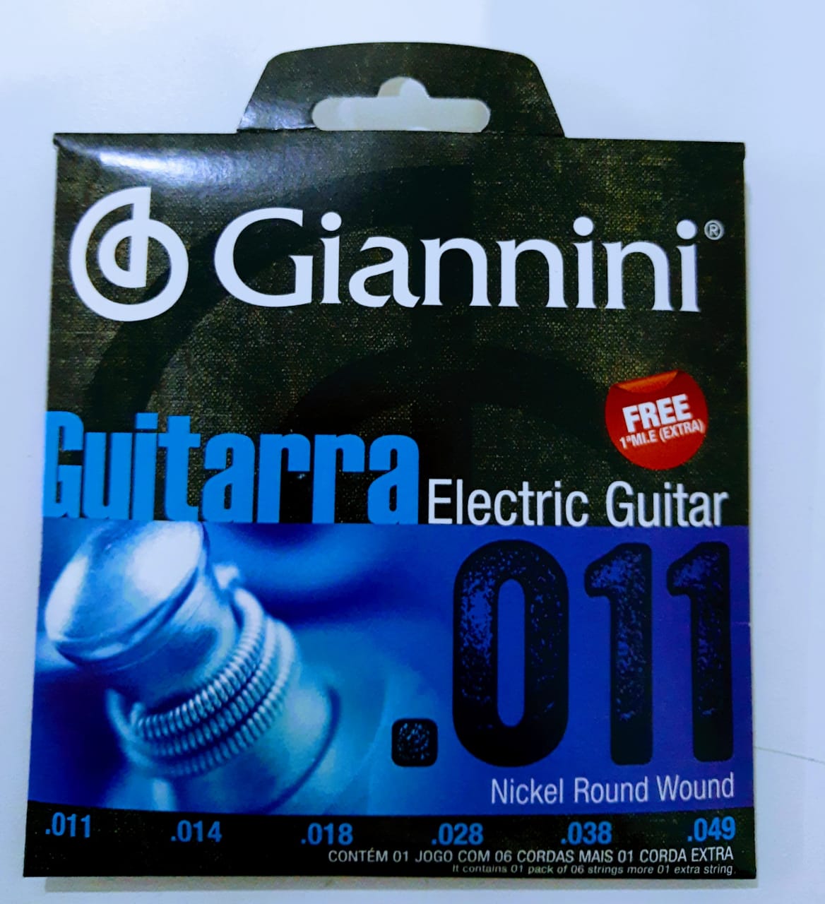 Cordas Giannini Para Guitarra 011 - DaCidadeShop
