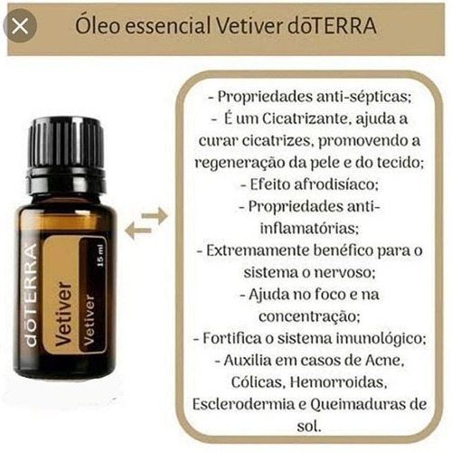 Vetiver Óleo Essencial - DaCidadeShop
