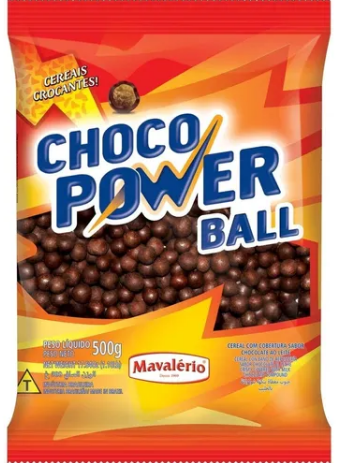 CEREAL CROCANTE SABOR CHOCOLATE MAVALÉRIO 500G  - DaCidadeShop