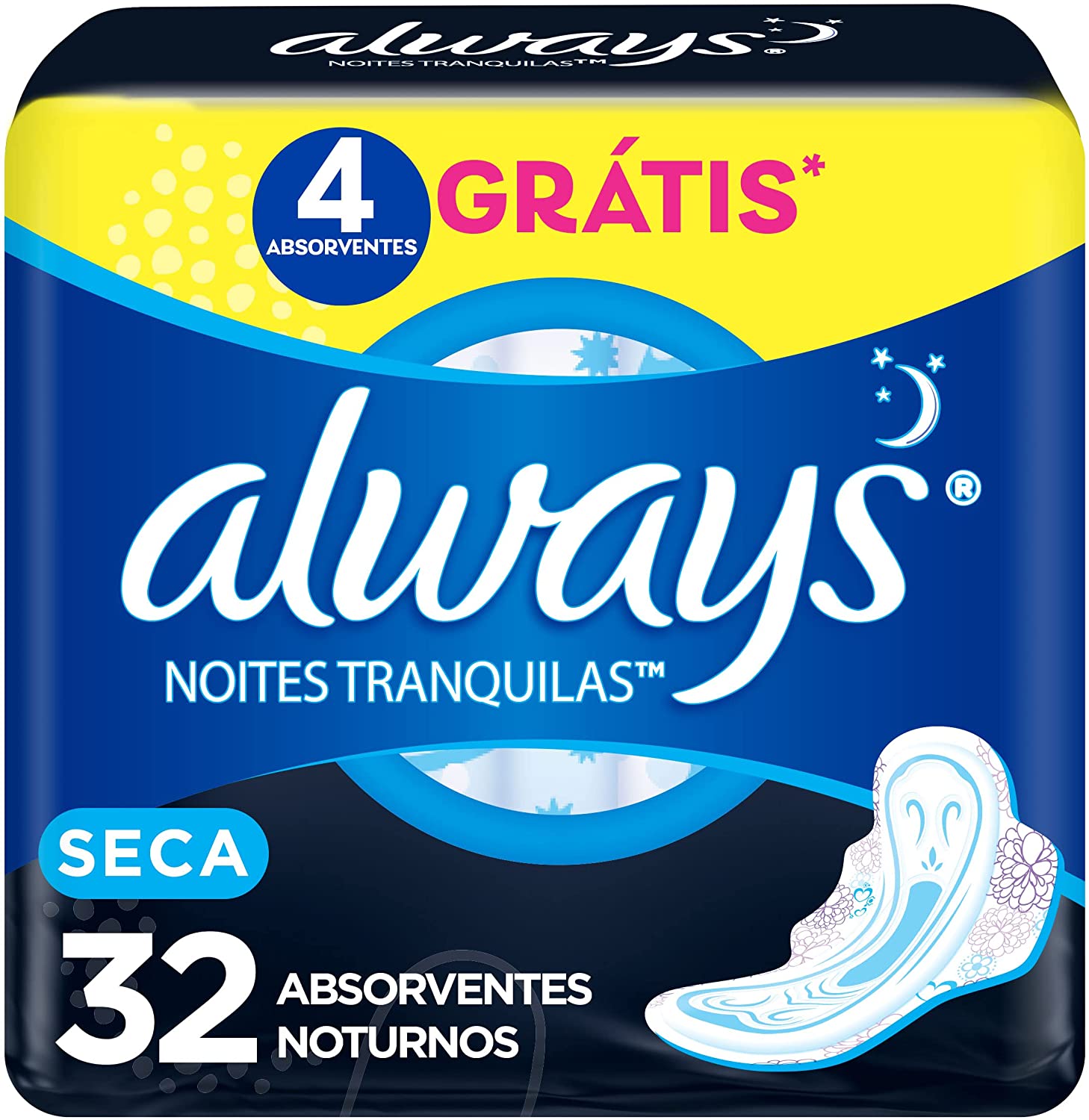 Absorvente Always Noturno - DaCidadeShop