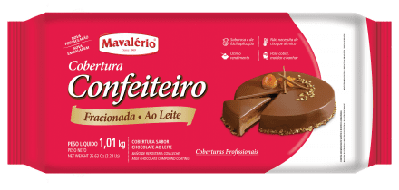 COBERTURA AO LEITE MAVALÉRIO 1,01 KG - DaCidadeShop