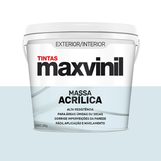 MASSA ACRÍLICA MAXVINIL - DaCidadeShop