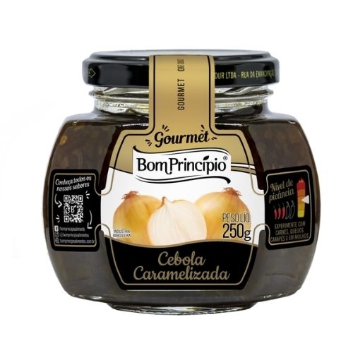 GELEIA GURMET CEBOLA CARAMELIZADA BOM PRINCÍPIO 250G - DaCidadeShop