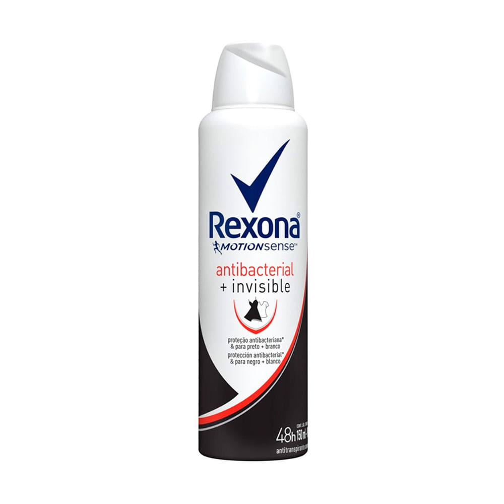 desodorante rexona  antibacterial invisible - DaCidadeShop