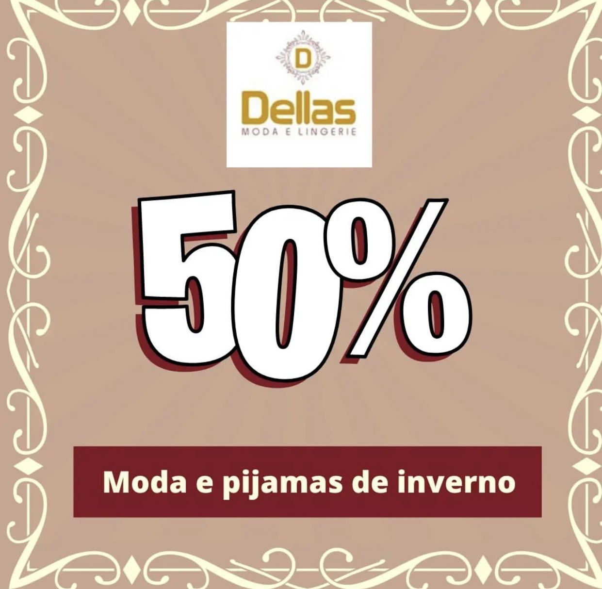 Moda e Pijamas de Inverno 50% - DaCidadeShop