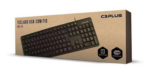 teclado usb kb 15 - DaCidadeShop