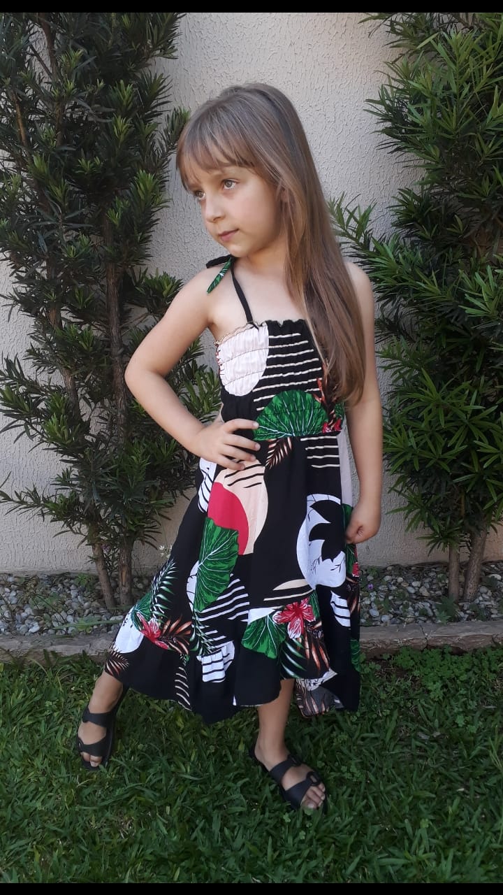 Vestido infantil feminino  - DaCidadeShop