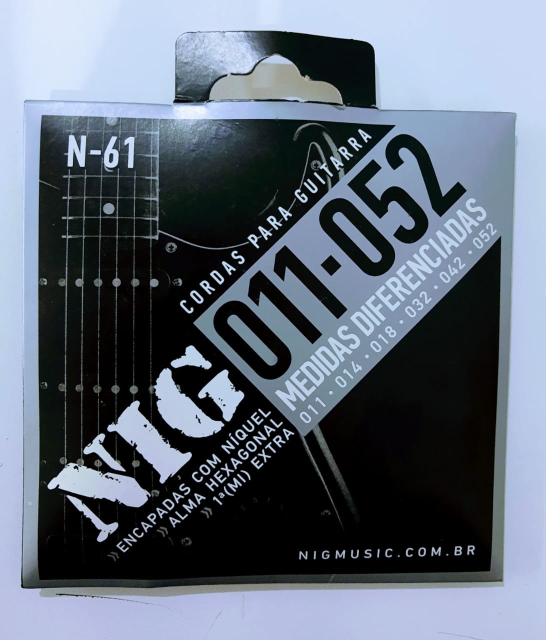 Cordas Para Guitarra NIG 011-052 - DaCidadeShop