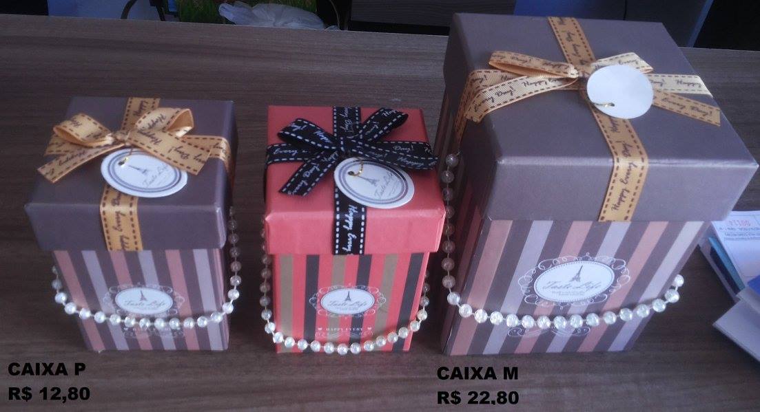 Embalagens para presente - DaCidadeShop