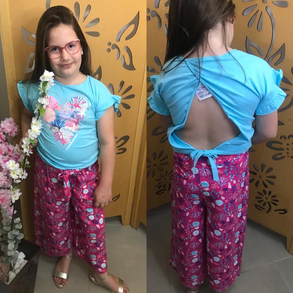 Blusa e calça infantil  - DaCidadeShop