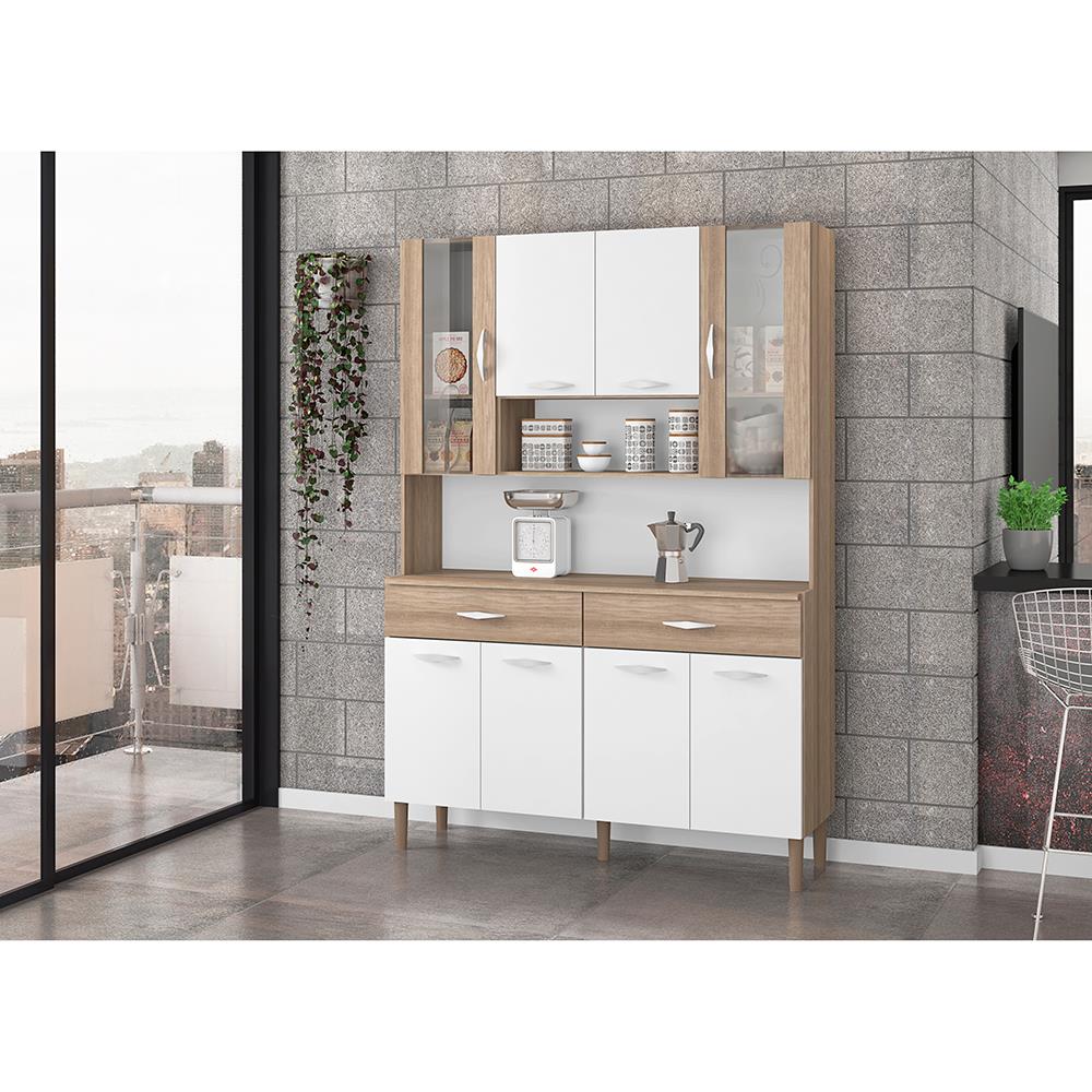 KIT - KITS PARANÁ – 8 P. 2 G. – GOLD – NOGUEIRA/OFF WHITE - DaCidadeShop