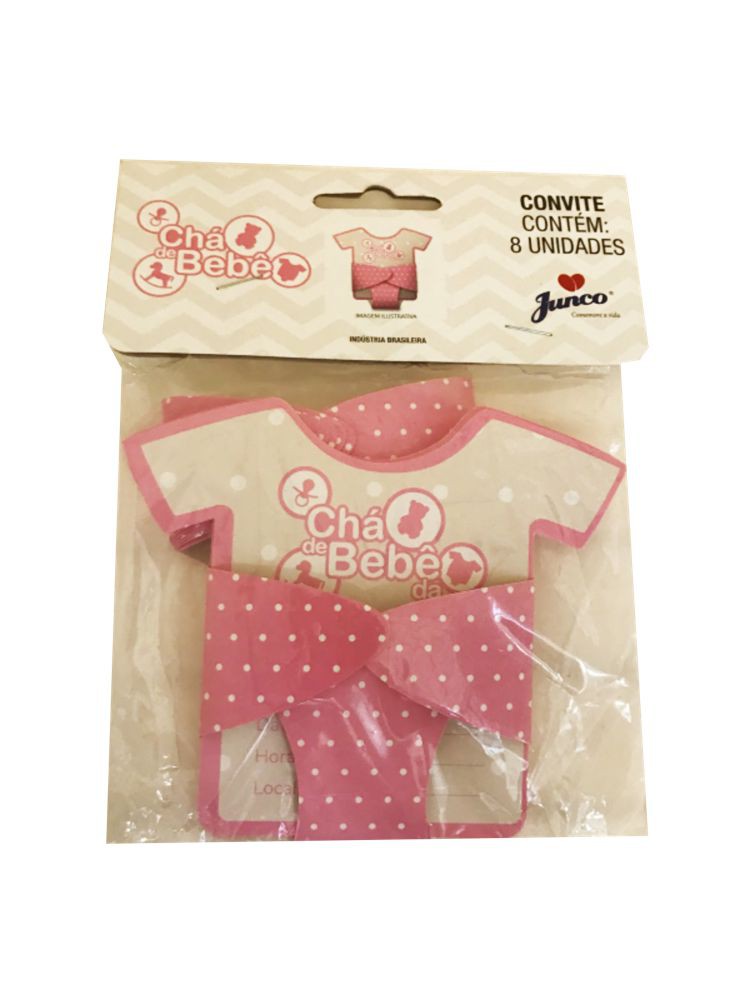 Convite  chá de bebê - DaCidadeShop