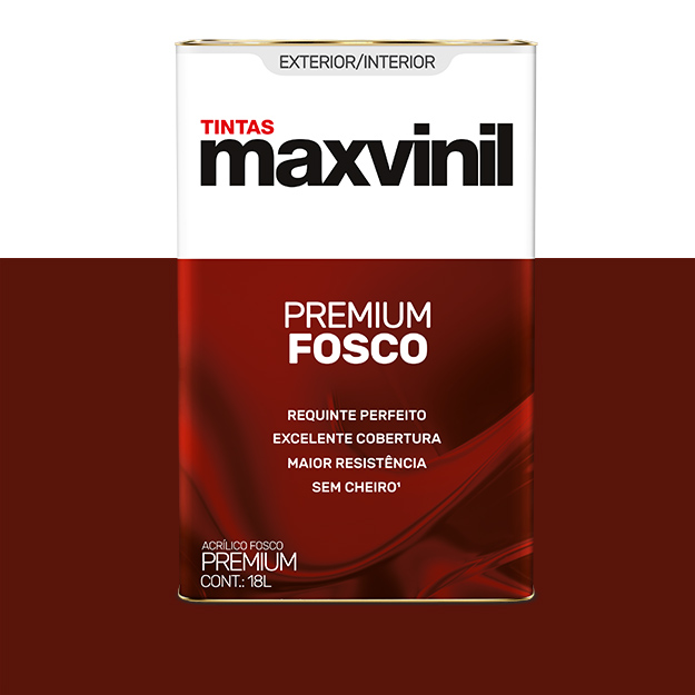 TINTA  ACRÍLICO PREMIUM FOSCO DE ALTA COBERTURA - DaCidadeShop
