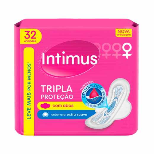 Absorvente Intimus Tripla Proteção - DaCidadeShop