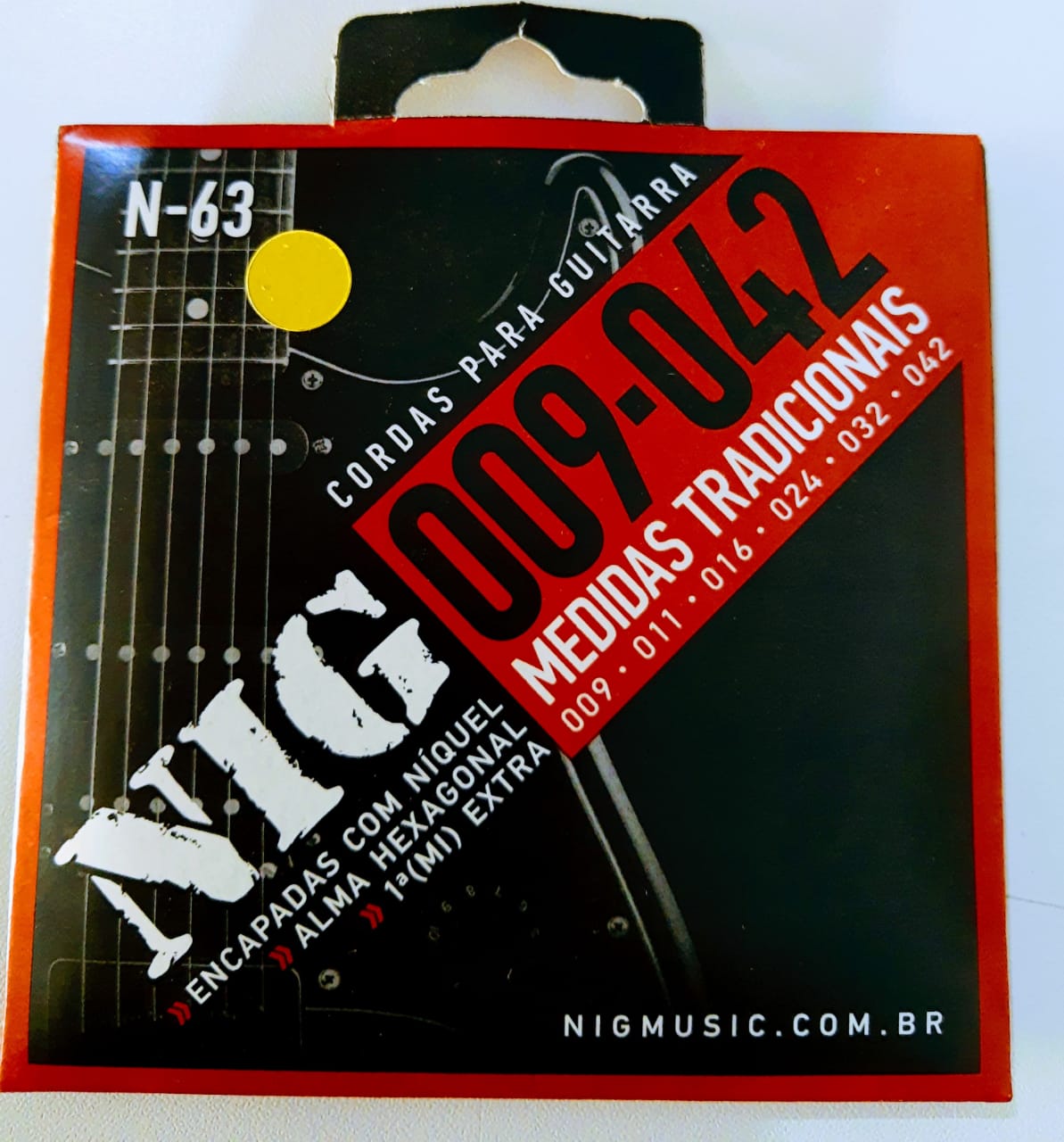 Cordas Para Guitarra NIG 009-042 - DaCidadeShop