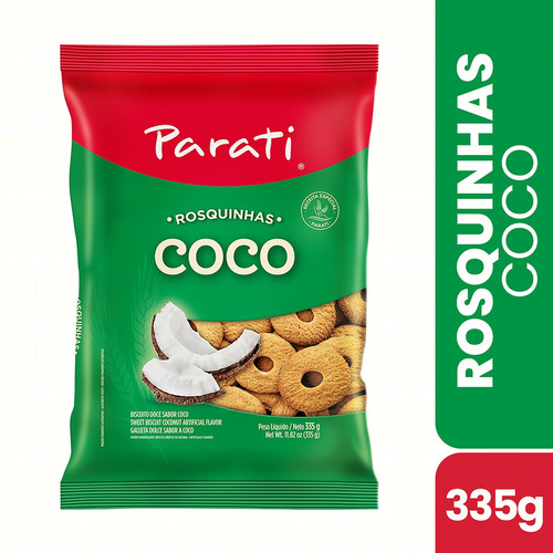 Rosquinhas de coco Parati - DaCidadeShop