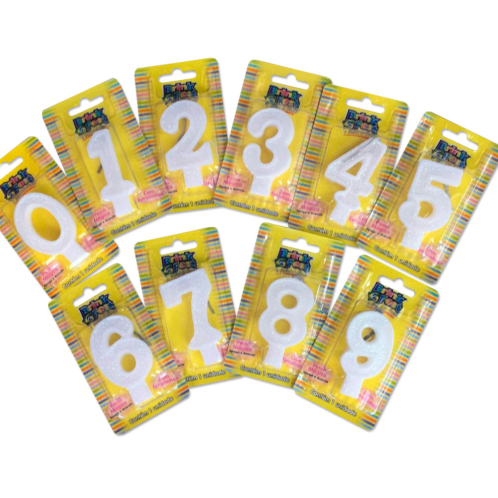 Vela de aniversário  - DaCidadeShop